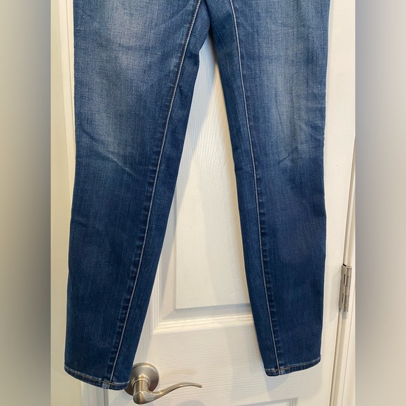 Madewell 10” High Rise Skinny Denim Jeans Medium Wash Five Pocket Size 27 T - Picture 3 of 14